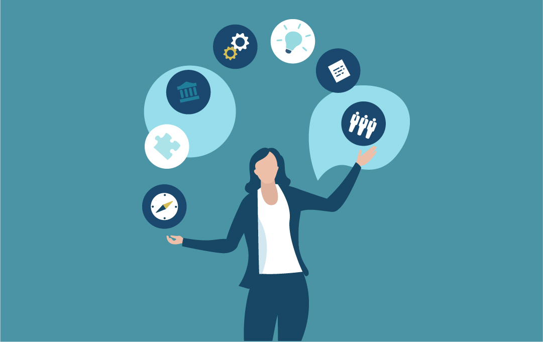 Stressmanagement im Arbeitsalltag: Symolbild